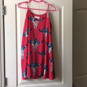 Peach love bull head dress